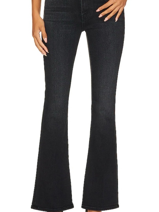 MOTHER Denim - MOTHER Black Boot-Cut Jeans - Women's Stretch Denim